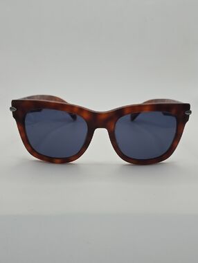 rag & bone Tortoiseshell Frame Sunglasses with Blue Lenses